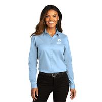 940 - Port Authority Ladies' Long Sleeve SuperPro Twill Shirt (5 Colors) - thumbnail