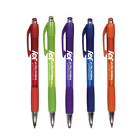 948 - Mardi Gras Grip Pen (5 Color Pack) - thumbnail